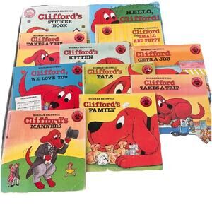 Clifford the Big Red Dog Lot of 12 Children's Books Norman Bridwell Paperback